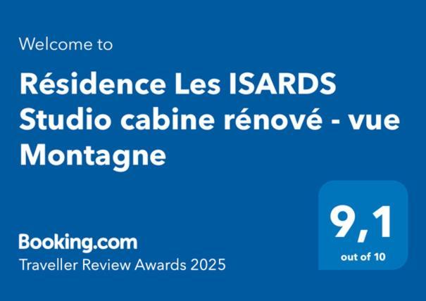Residence Les Isards Studio Cabine Renove - Vue Montagne Font-Romeu-Odeillo-Via Kültér fotó